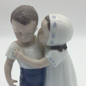 Royal Copenhagen Bing & Grøndahl 'Love Refused' Children Vintage Signed Figure
